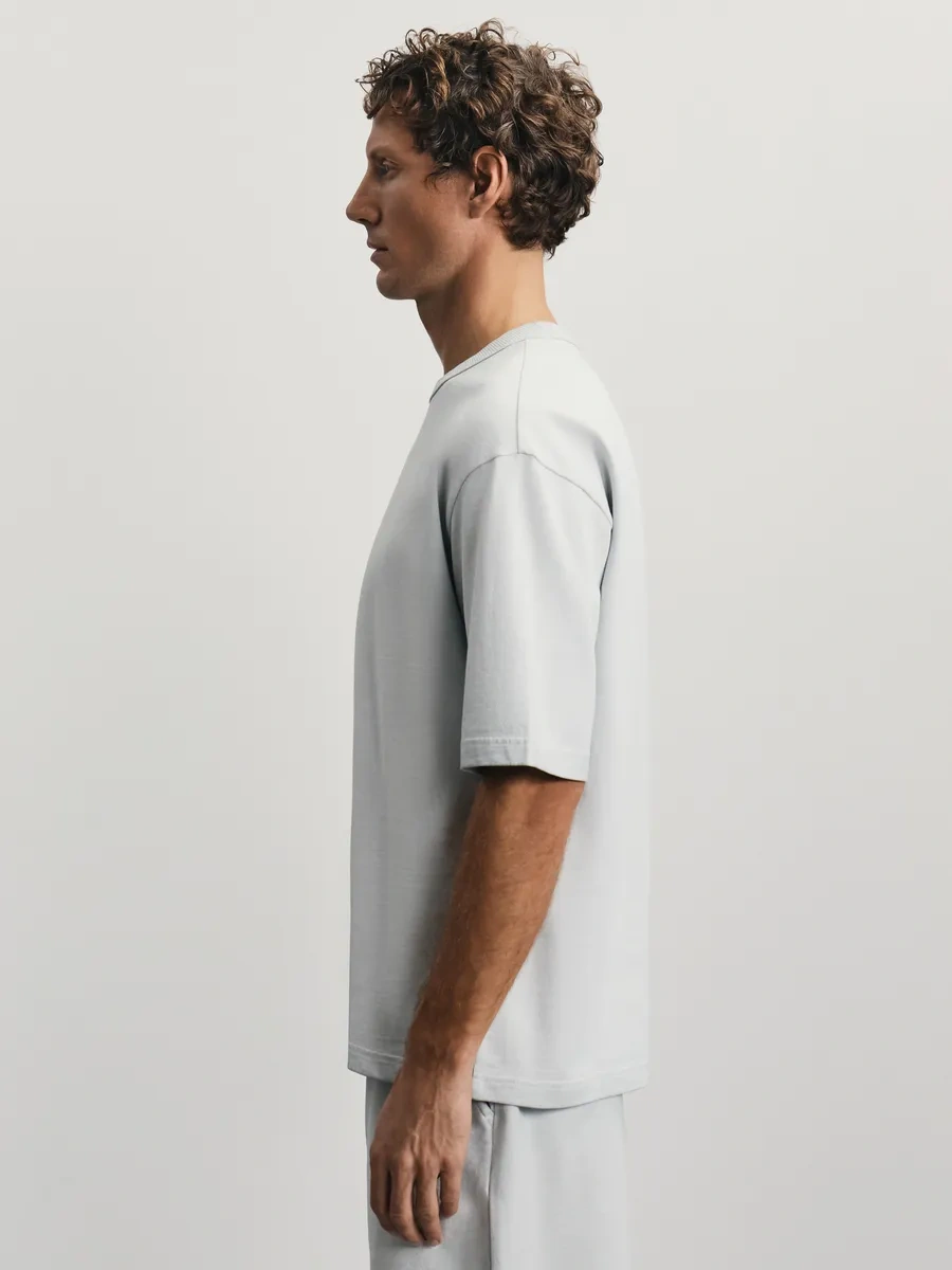 Zarına Boo Türkiye'nin Kalbinde: Bol Kesim Temel Spor T-shirt. 430291365 Açık Gri