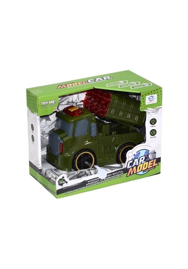 Sürtmeli Sesli Işıklı Askeri Araçlar  8899-4a