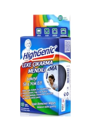 Highgenic Leke Çıkarma Mendili 10'lu Paket