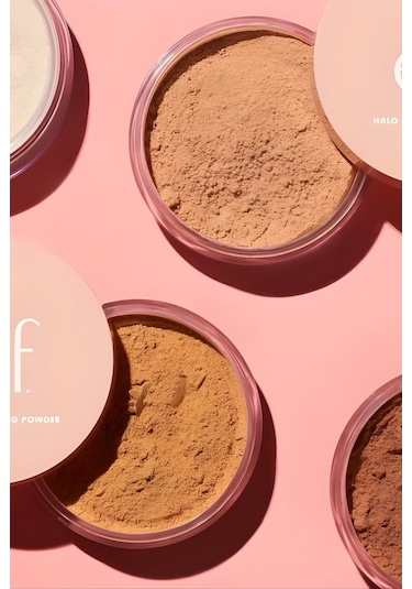 E.l.f. Elf Halo Glow Sabitleyici Pudra, Yarı Mat Bitiş Medium