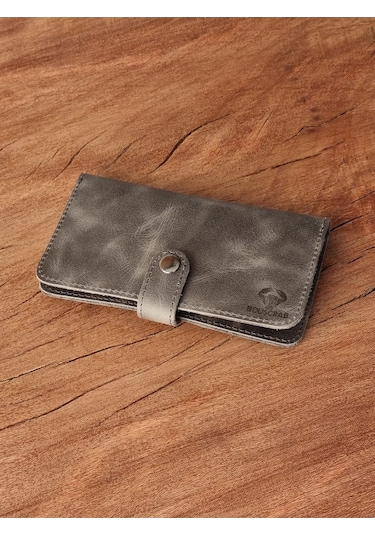 Tütün Kesesi Çıtçıtlı Tütün Çantası Hakiki Deri