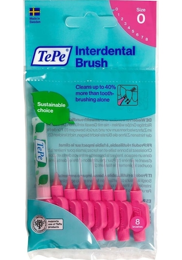 Tepe Interdental Arayüz Fırçası 8'li 0.4 MM