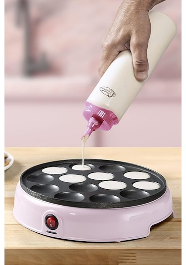 Bestron 700 Ml Ölçekli Hamur Dökme Kabı Mutfak Ekipmanları Pembe
