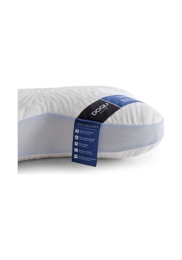 Doqu Visco Kelebek Yastık 055x046 Beyaz