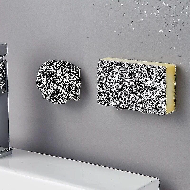 Youtek 304 Paslanmaz Çelik Mutfak Süpürge Tutucu, Otomatik Süzme, Kendine Yapışkan Duvar Takımı, Organize Edici Aksesuar - 4'lü Set Diğer