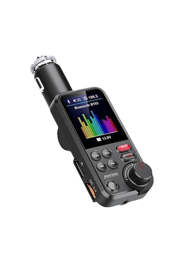 Novahub Bluetooth Araba Mp3 Çalar - Usb Bağlantılı, Hıfı Ses, Yüksek Bas, Eller Serbest Çağrı Fm Vericisi