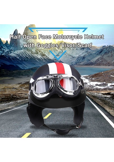 Padalink "modüler Motosiklet Kaskı - Çıkarılabilir Siperlik, Gözlük Ve Atkı İle Konforlu Sürüş"