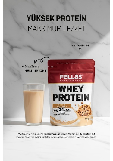 Fellas Whey Protein Tozu - Kurabiye Aromalı 175 G Kurabiye