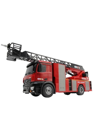 Huına1561 1/14 22ch Rc Merdivenli Yangın Söndürme İtfaiye Kamyonu