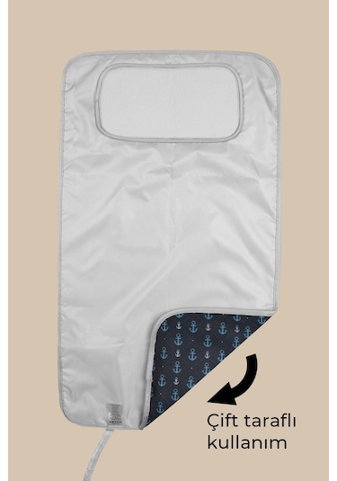 Anne Bebek Bakım Örtüsü Yenidoğan Alt Açma Değiştirme Anchor Organizer Pedi Minderi Çift Taraflı