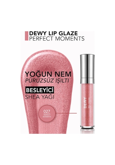 Flormar Dewy Lip Glaze Dudak Parlatıcısı 027 Perfect Moments