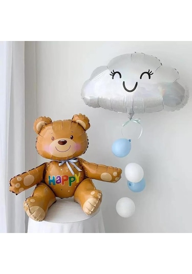 Oturan Ayı Folyo Balon 77x70 Cm