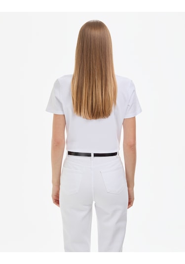 Pierre Cardin Kadın Beyaz Tişört Basic 50326875-vr013