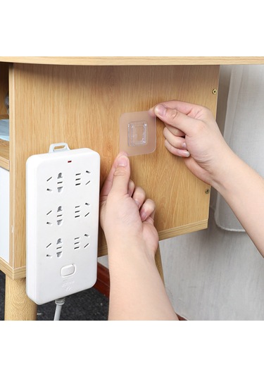 Kosona Transparent 6x6mm Nanosimli Zımba Takımı - İz Olmadan Duvar Fiksatörü, 10kg Yük Taşıma, Su Geçirmez, Çeşitli Yüzeyler İçin 2 Adet