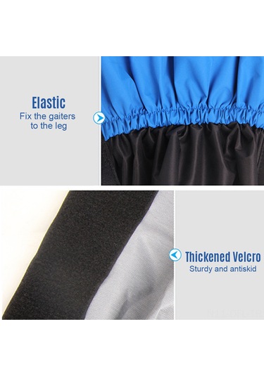 Dofolink Uzun Kollu Outdoor Askı Gaiterleri: Su Geçirmez Oxford Kumaş, Islak Ve Toz Koruma, Kayak-trekking-tırmanma İçin Siyah Erkek Kadın Diğer