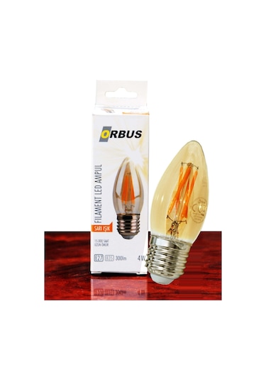 Orbus 4W E27 Dekoratif Rustik Filament Led Ampul
