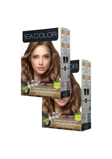 Sea Color 8.37 Sahra Saç Boyası 2 x 100 ML