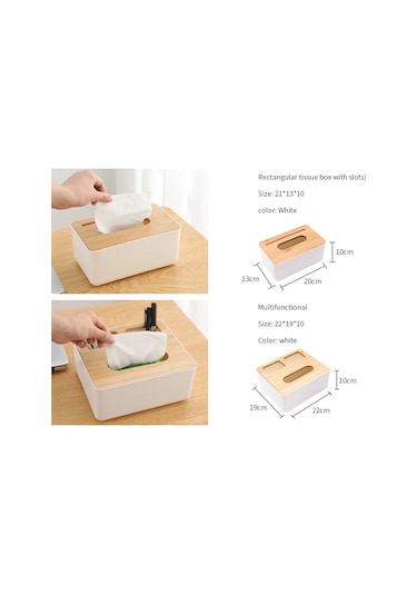 Stil D-1-ahşap Peçete Kutusu Çevre Dostu Ev Peçete Kağit Kutu Kağit Kutu Saklama Kutusu Peçete Araba Kapaklı Dokular Ofis Ev Dekorasyon