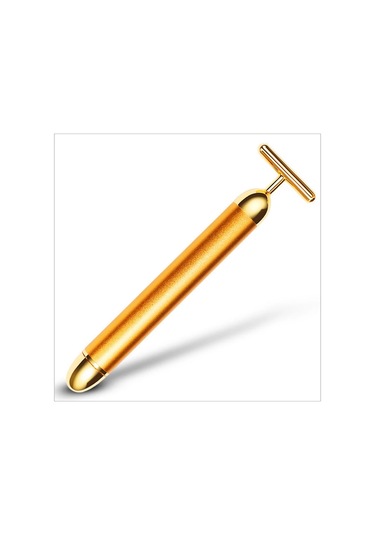 Bmk 24K Altın Roller Enerji Güzellik Çubuğu Titreşimli Yüz Masaj