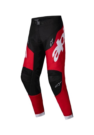Alpinestars Racer Veil Kros Motosiklet Pantolonu Siyah Kırmızı