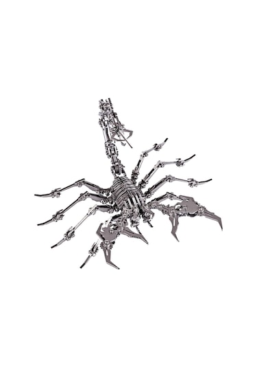3d Metal Akrep Modeli Mekanik Tasarım, Premium Masaüstü Dekor & Koleksiyon Figürü