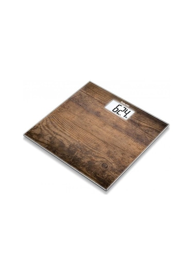 Beurer Gs 203 Ahşap Görünümlü Dijital Cam Baskül