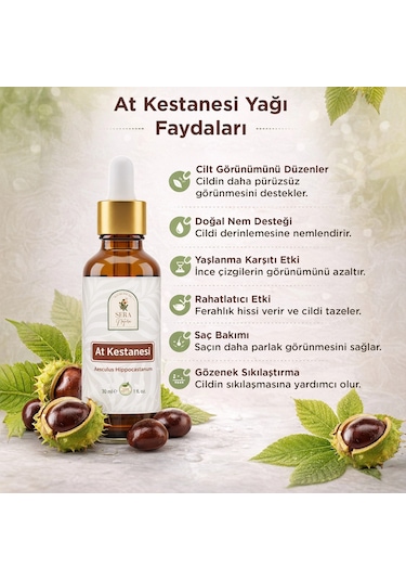 Sera Natura At Kestanesi Yağı 30 ML