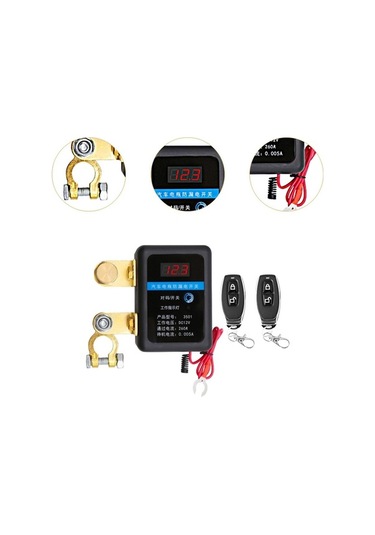 Besthome1 Araba İçin Kill Switch Verimli Güç Çift-uzaktan-kumanda, Kırmızı, Model X, Boyut Y, Otomobil Ve Off-road