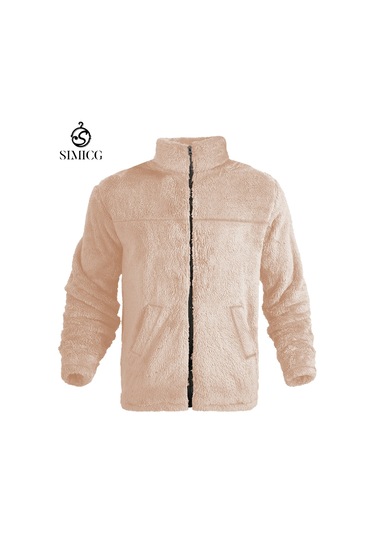 Sonbahar Ve Kış İçin Erkek Polar Ceket Haki