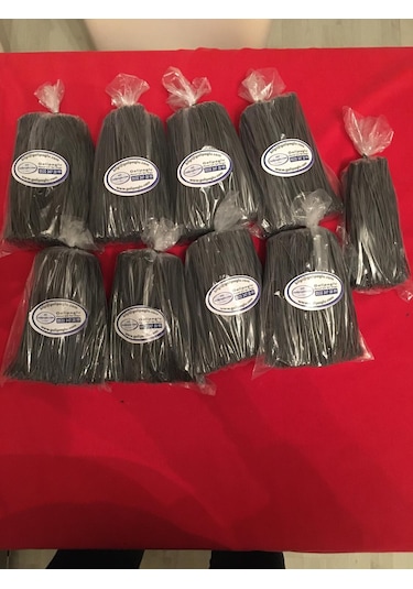 Pvc Kaplı Kablo Bağlama Teli Siyah 12 Cm'lik / 500 Gram