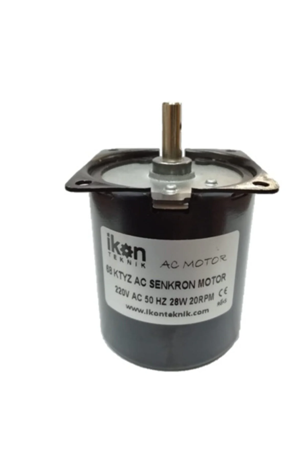İkon Teknik Ac Senkron Motor 68 Ktyz 28 Watt 20 Rpm 220 Volt