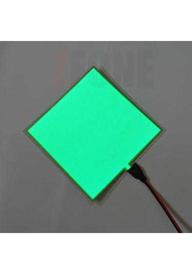 5 5 Cm Led Işık Yayan Pano Yeşil