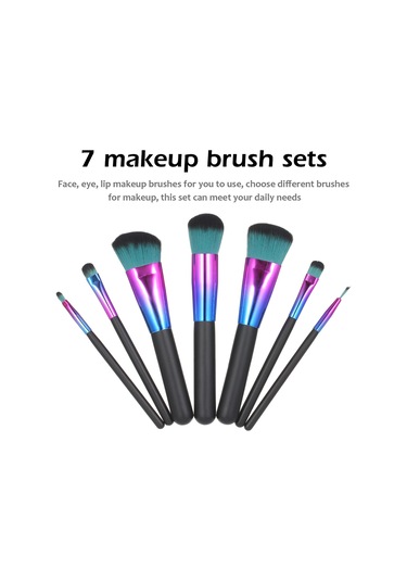 Reedark 7'li Profesyonel Makine Fırçası Seti - Fondöten, Allık, Far Ve Daha Fazlası İçin