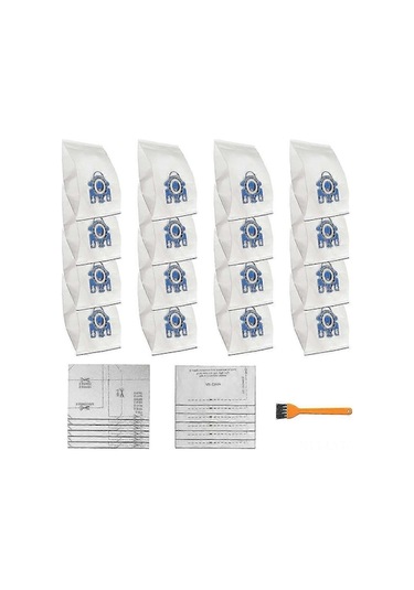 Miele Gn, Classic C1 Uyumlu 16 Adet 3d Yüksek Efektif Toz Toplama Torbaları