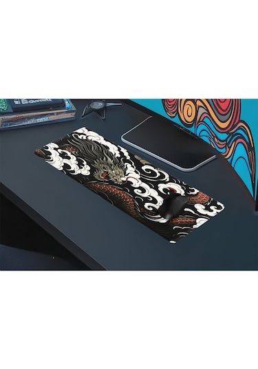 Gaming Oyuncu Xl Mouse Pad Kaydırmaz Dikişli 80 30 Cm Mousepad 32
