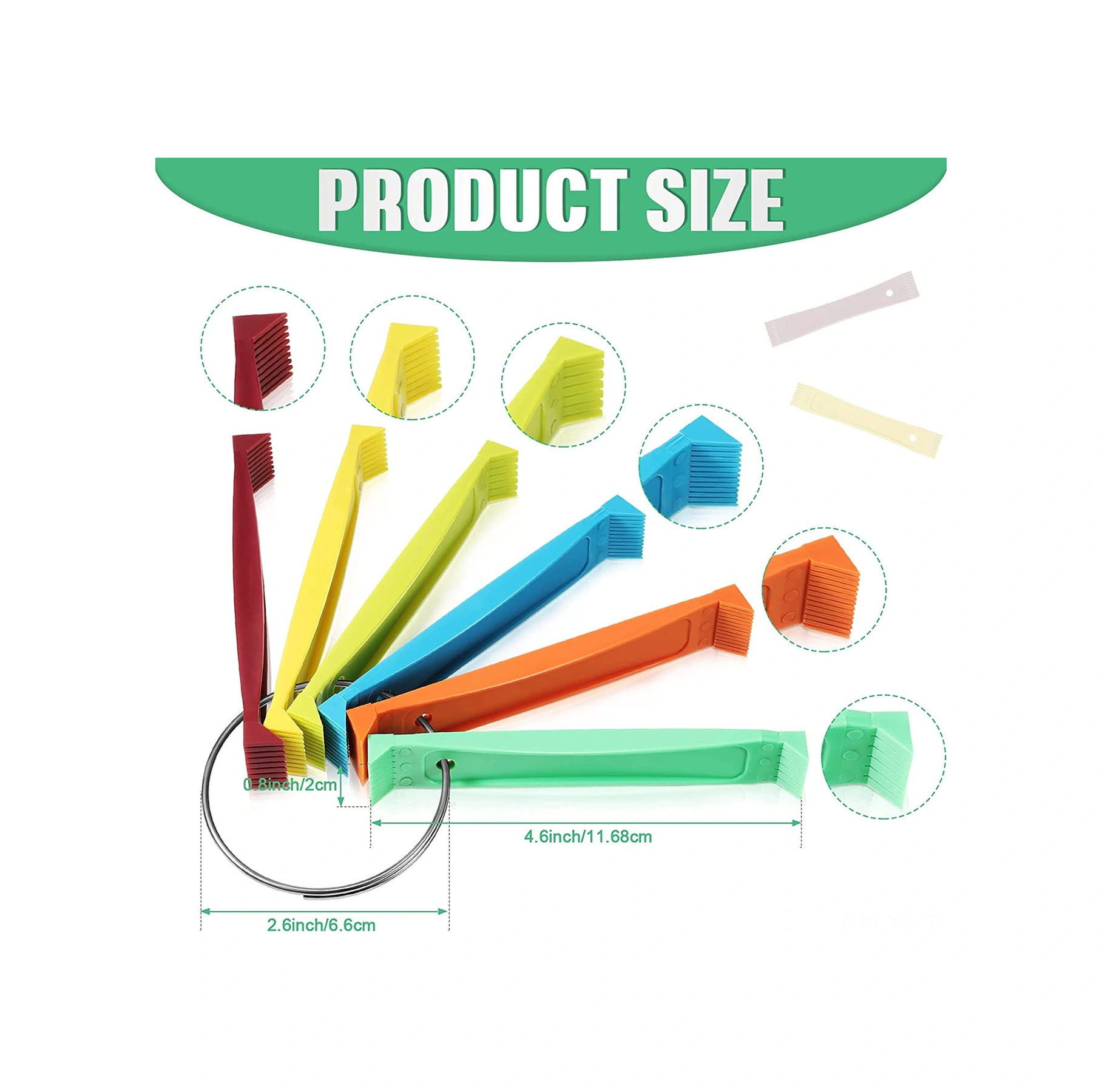 Yunboo Klima Radyatörü Dişli Aracı - 6 Farklı Boyutlu Plastik Tıraş Testere, Kondenser Ve Evaporatör Kanatlarını Düzeltme, Verimlilik Artırma