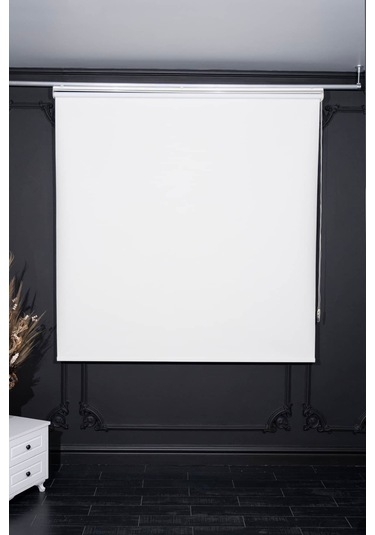 Venassa Beyaz Blackout Stor Perde Güneş Geçirmez Perde Zebra