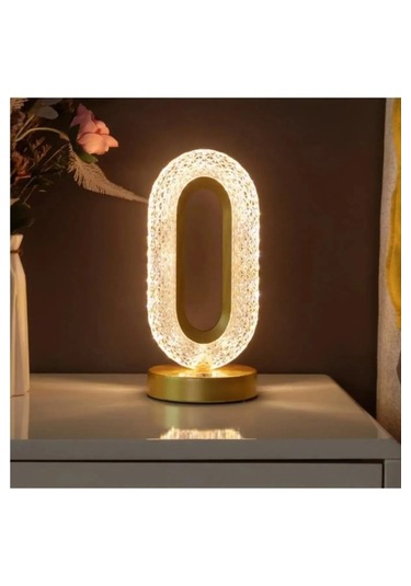 Alfa Gold 3 Renk Modu Kristal Elektrikli Yılbaşı Masa Ve Gece Lam