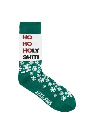 Jack&jones Yeni Yıl Temalı Kırmızı-sarı-yeşil Erkek 3'lü Çorap 12246162 Kırmızı - Sarı - Yeşil