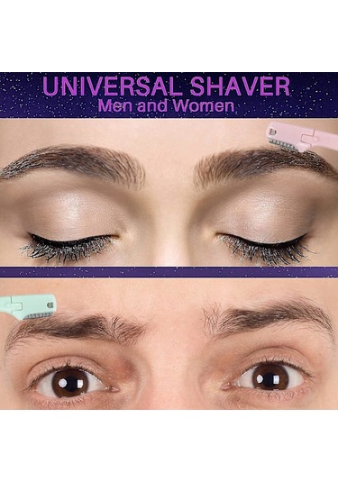 Kaş Düzeltici, 4 Adet Küçük Kaş Jileti, Düzeltme Ve Tıraş İçin Çok İşlevli Peeling Dermaplaning Aleti Diğer