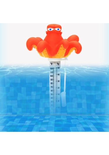 Suntek Havuzlar Yüzen Su Termometre Ölçümü Jakuziler Ahtapot