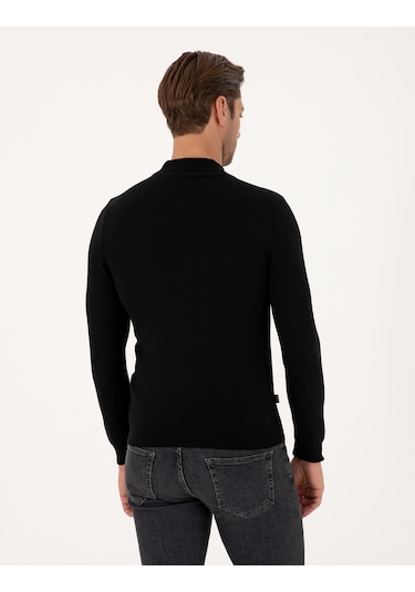 Pierre Cardin Erkek Siyah Kazak /triko 50314176-vr046 Siyah