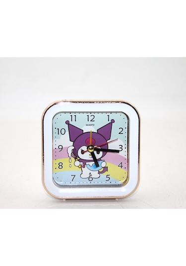 Kuromi Figürlü Çalar Saat - Model 1 Renkli