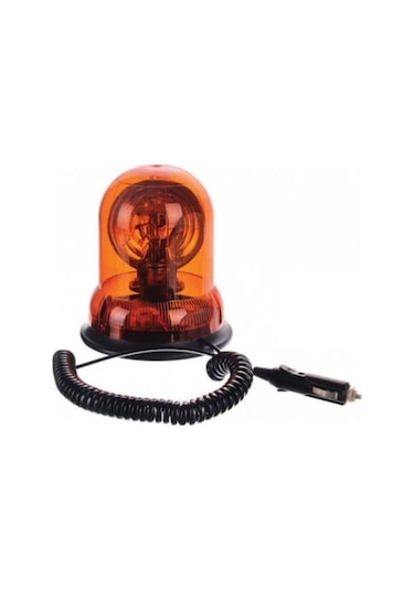 Tepe Döner Lamba Mıknatıslı 12V-24V Sarı