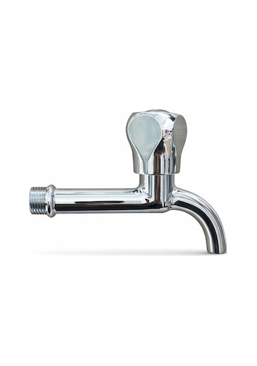 1/2'' Uzun Tip Musluk Lavabo Evye Bahçe Dış Mekan Uyumlu