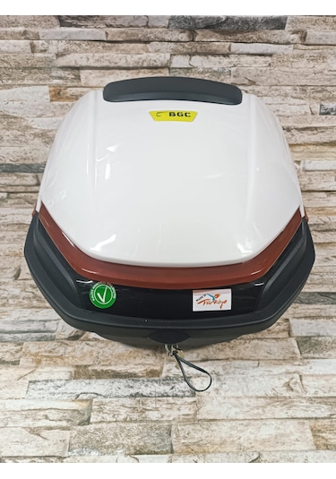 Motosiklet Arka Çanta 32 Lt Top Case Beyaz