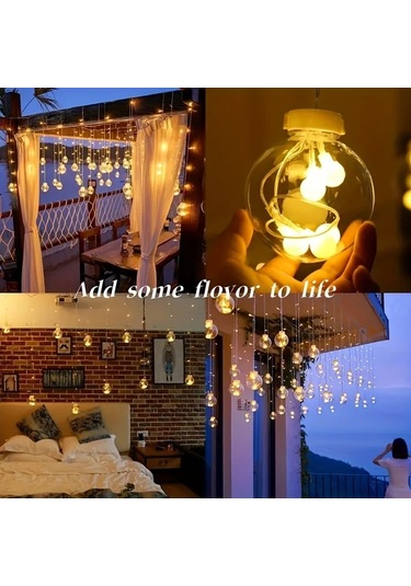 Elmpaly Ilık Işık 8 Farklı Işık Modu Dilek Topu Yeni Model Led Işık Dizisi Sıcak Ve Romantik Atmosfer Yaratır Hem İç Mekan Hem Dış Mekan Dekorasyonu İçin Dayanıklı Ve Şık Altın