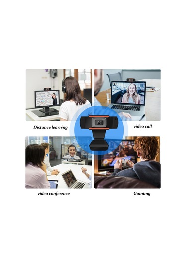 Springsun 1080p Web Kamerası Otomatik Odaklama Usb Web Kamerası Dahili Gürültü Azaltma Mikrofonu Dizüstü Bilgisayar Masaüstü İçin