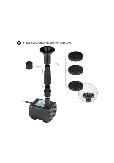 Xindoker Güneş Enerjili Sürekli Akışlı Pompa - Yüksek Verimli, Hızlı Başlangıç, 170l/gün, 75cm Lifting, Siyah, Kurumsal Kalite