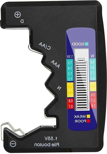 Maoyaya Hallow Cdn Aa Aaa Pil Test Cihazı, Lcd Ekranlı Güç Endeksi